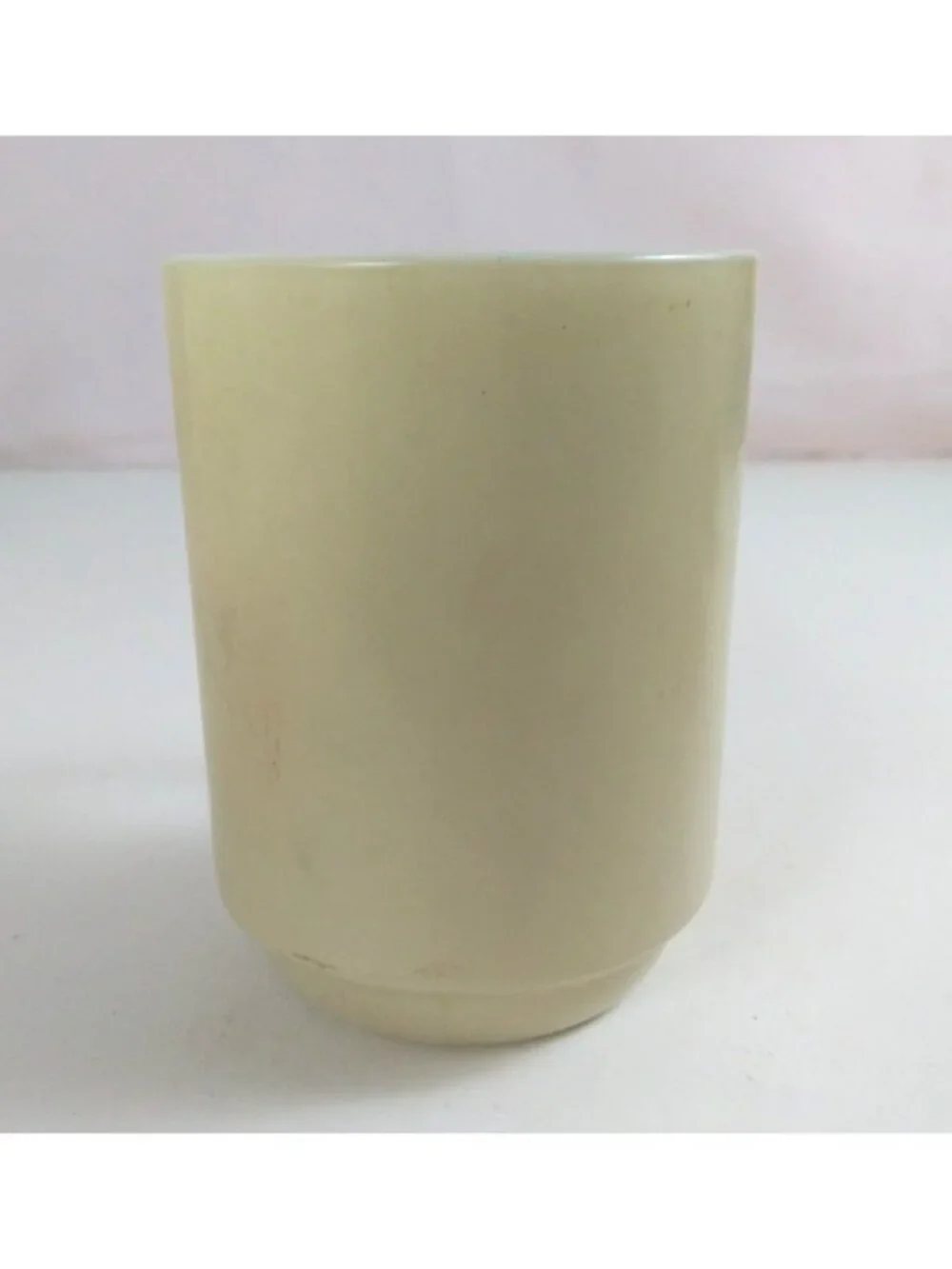 Vintage Fire King Anchor Hocking D Handle Cream/Ivory Coffee Cup Mug Made In USA